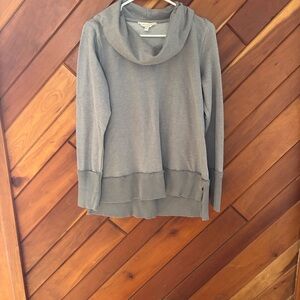 Lucky Brand Light Gray Cowl Neck Sweater